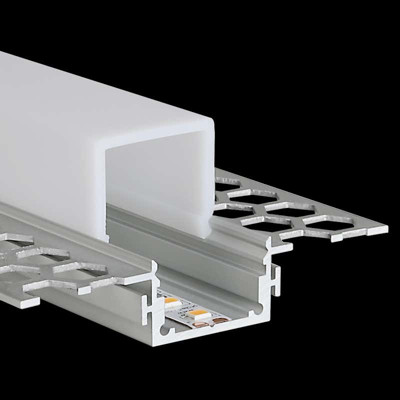 Aluminiumprofil M-Line Drywall Linear, 2m - PROLED | Bellalite Aluminiumprofil M-Line Drywall Linear, 2m - PROLED | Bellalite