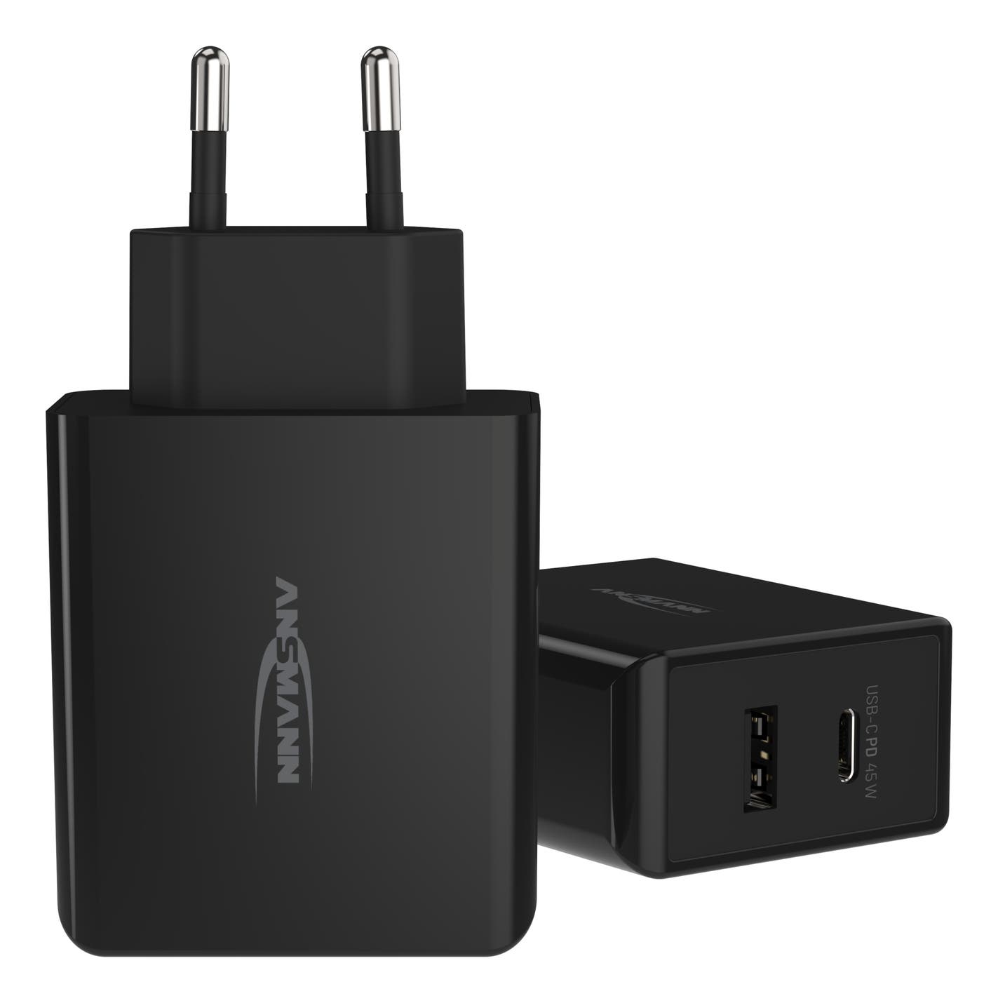 USB-PD-laddare 245PD Intelligent USB-PD charger 45 W - Ansmann | Bellalite USB-PD-laddare 245PD Intelligent USB-PD charger 45 W - Ansmann | Bellalite