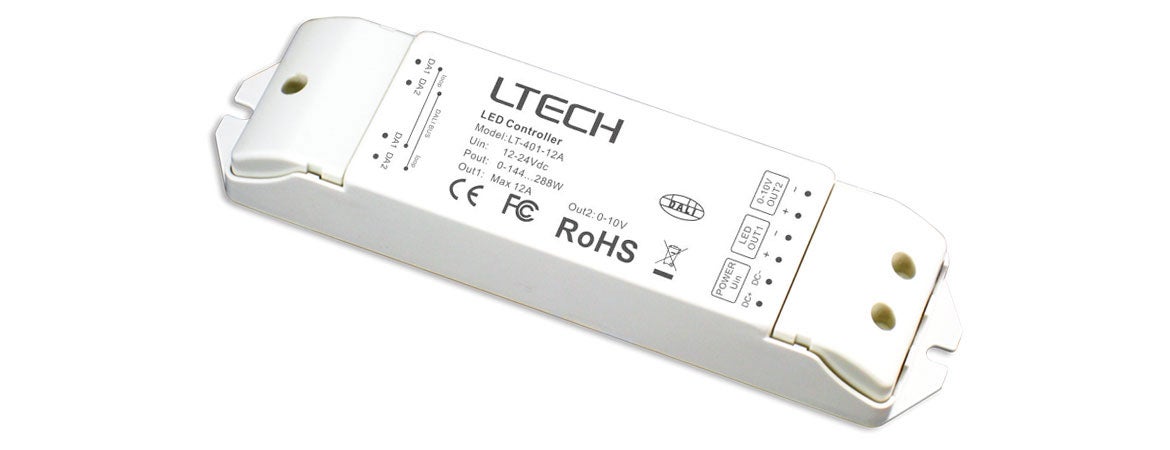 DALI CV LED Dimmer 12-24V DC - LTECH | Bellalite