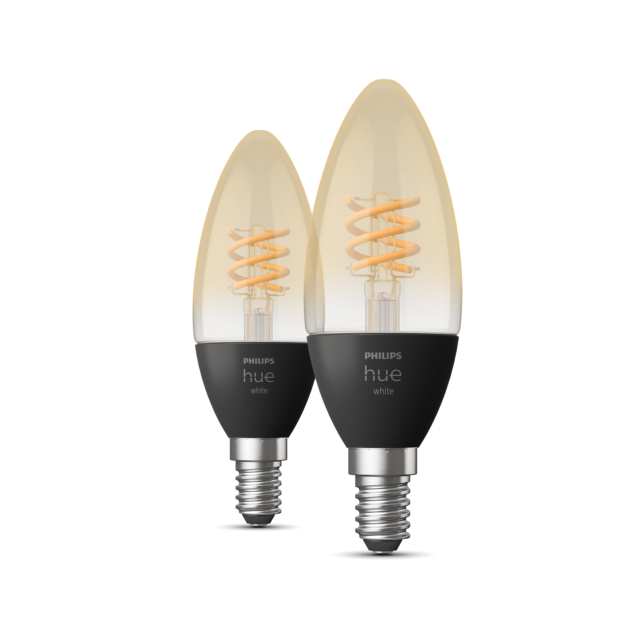 Philips Hue Filament Kron White E14 2-pack - Philips Hue | Bellalite