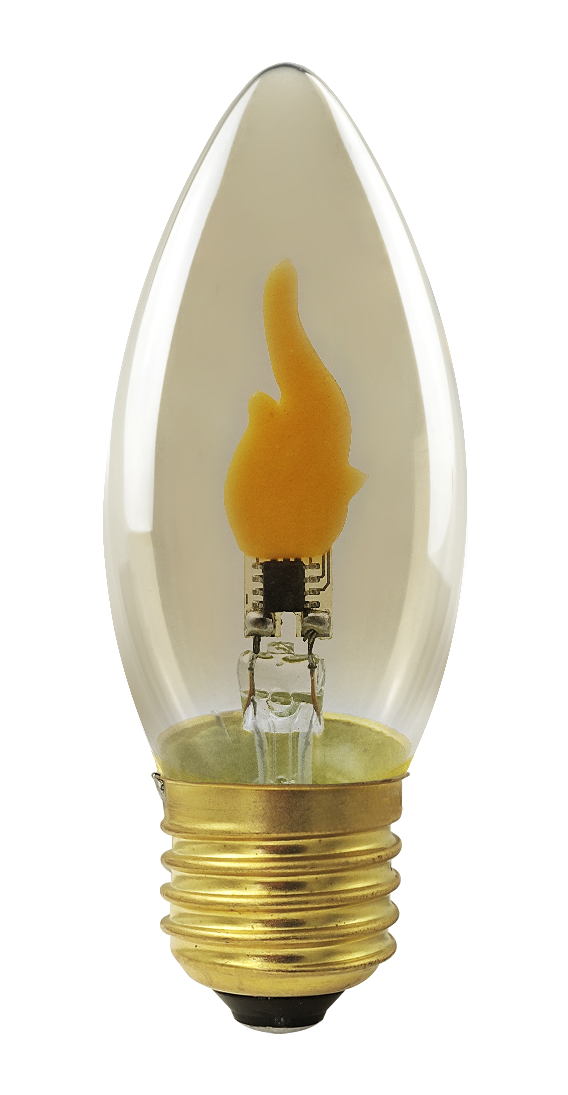 Segula Fire Flame Line LED Candle Smokey E27 E27 0,2W <60lm 1800K - Segula | Bellalite