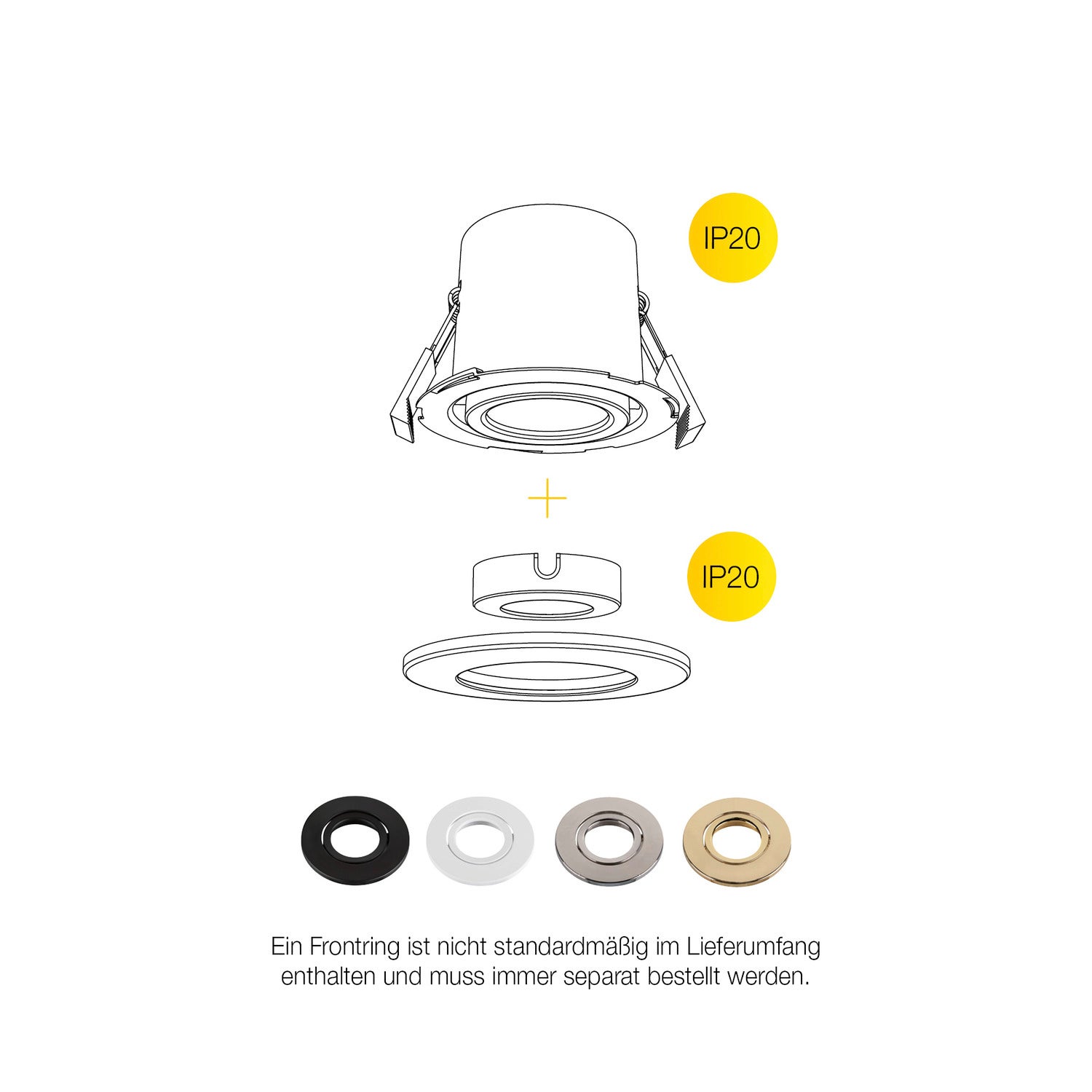 UNIVERSAL DOWNLIGHT MOVE 2700/3000/4000/6500K - SLV | Bellalite