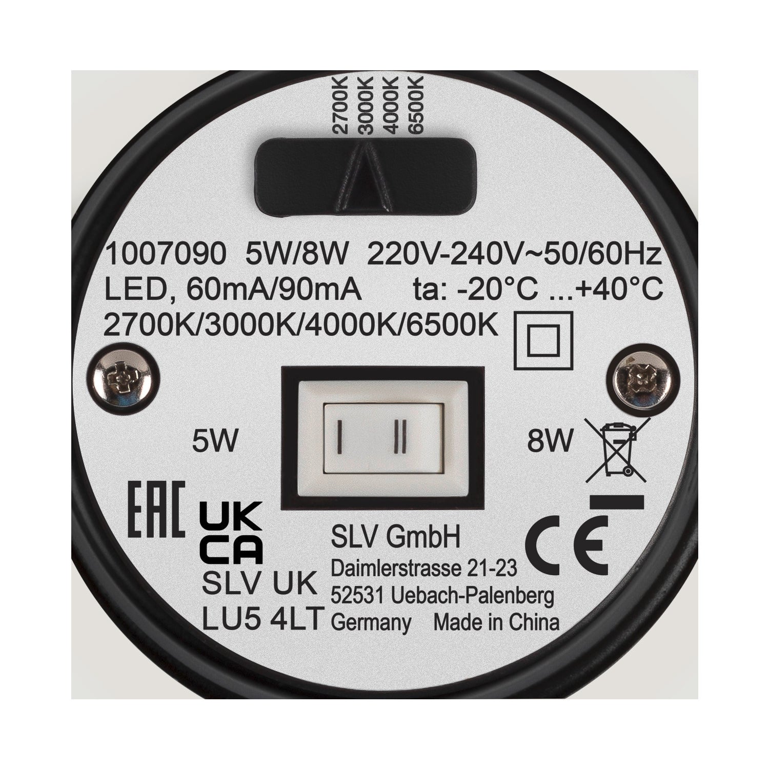 UNIVERSAL DOWNLIGHT MOVE 2700/3000/4000/6500K - SLV | Bellalite