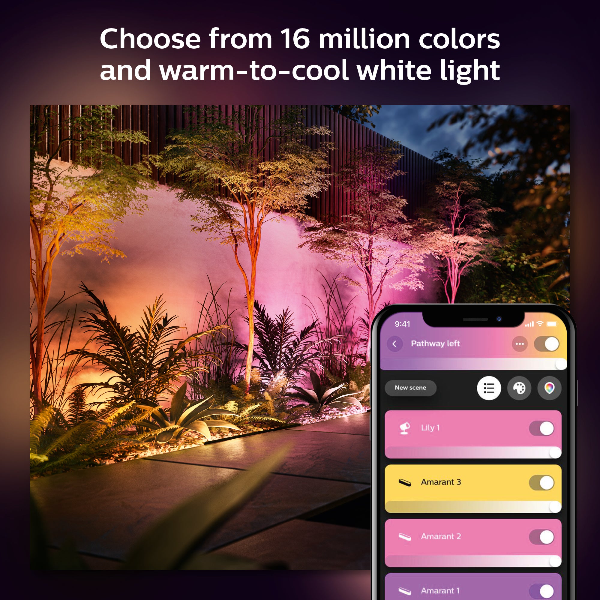 Philips Hue Amarant Floodlight White & Color - Philips Hue | Bellalite