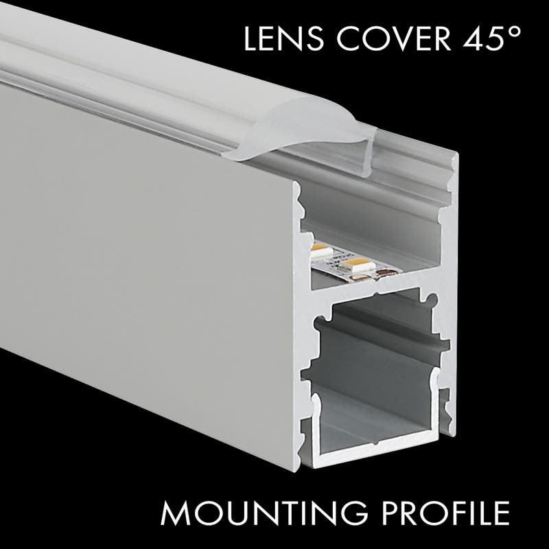 Aluminiumprofil M-Line H, 2m - PROLED | Bellalite Aluminiumprofil M-Line H, 2m - PROLED | Bellalite