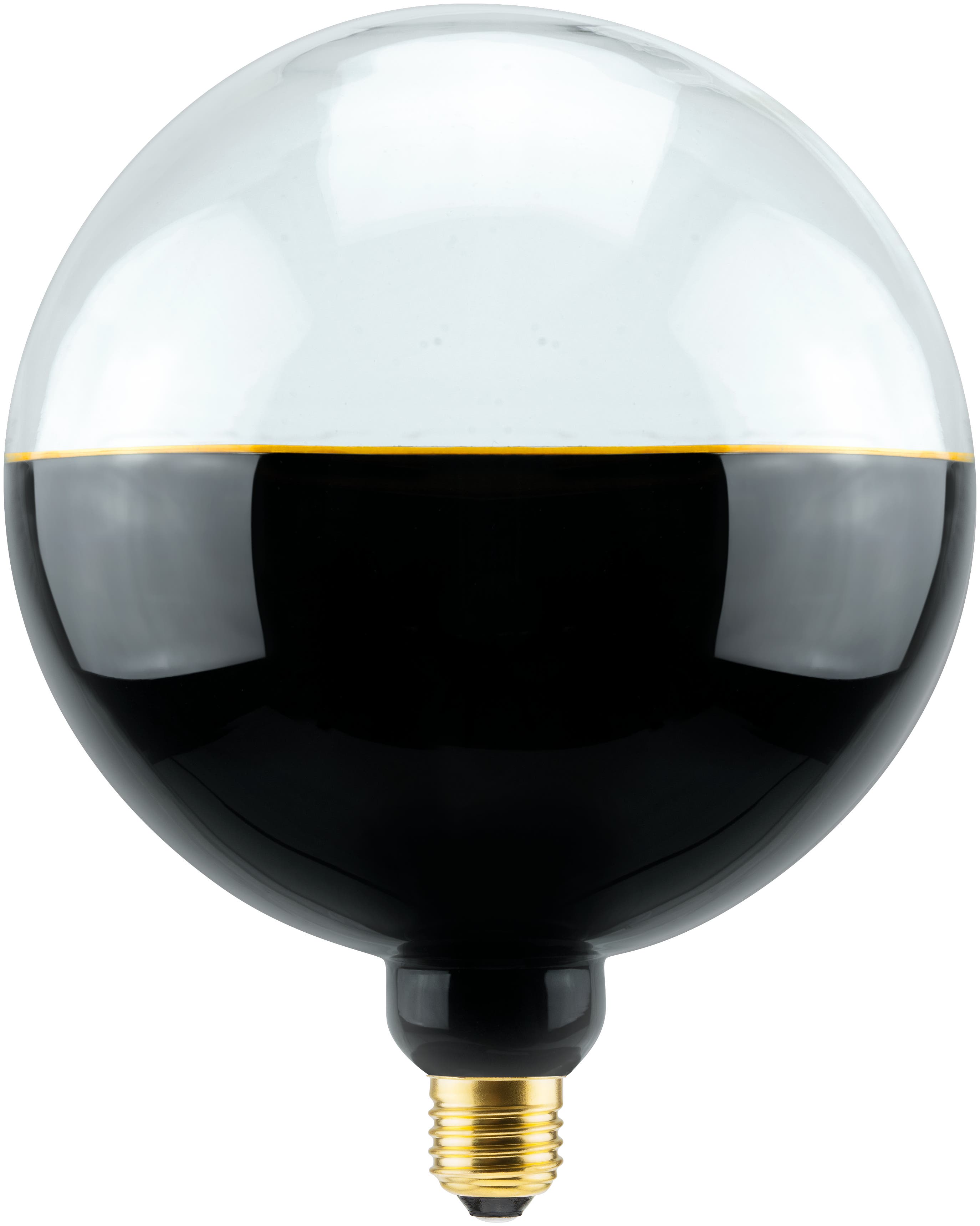 Segula Illusion Line LED Globe 188 2tones Svart Klar E27 5,8W 240lm 1900K - Segula | Bellalite Segula Illusion Line LED Globe 188 2tones Svart Klar E27 5,8W 240lm 1900K - Segula | Bellalite