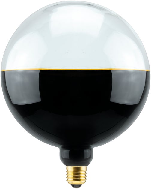 Segula Illusion Line LED Globe 188 2tones Svart Klar E27 5,8W 240lm 1900K - Segula | Bellalite Segula Illusion Line LED Globe 188 2tones Svart Klar E27 5,8W 240lm 1900K - Segula | Bellalite