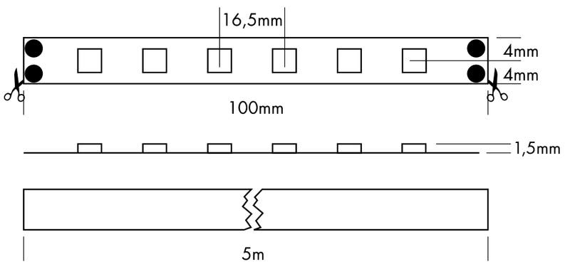 Flex Strip 300-95 Mono 5m 2700K - PROLED | Bellalite Flex Strip 300-95 Mono 5m 2700K - PROLED | Bellalite