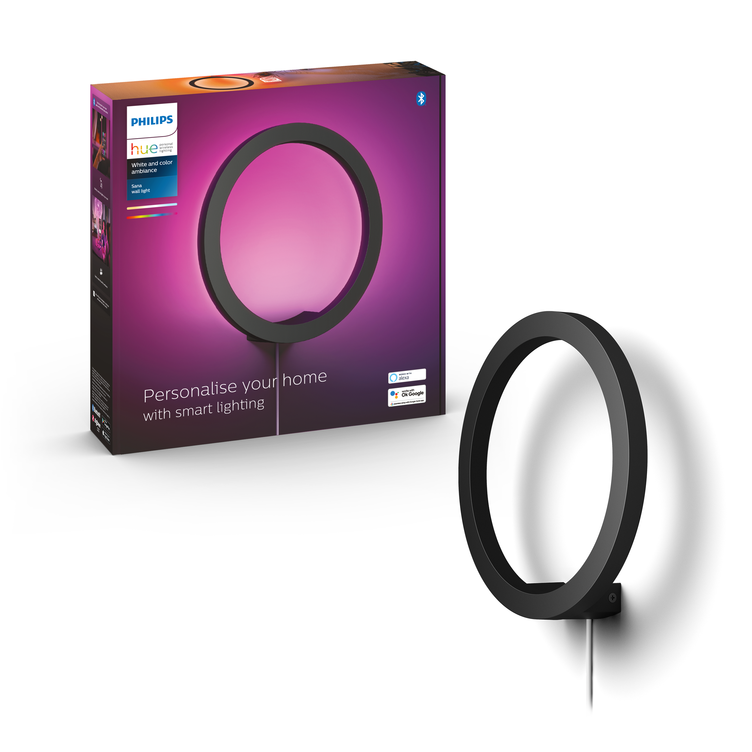 Philips Hue Sana Vägg White & Color - Philips Hue | Bellalite