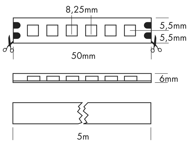 Flex Strip IP68 600 Mono 5m - PROLED | Bellalite