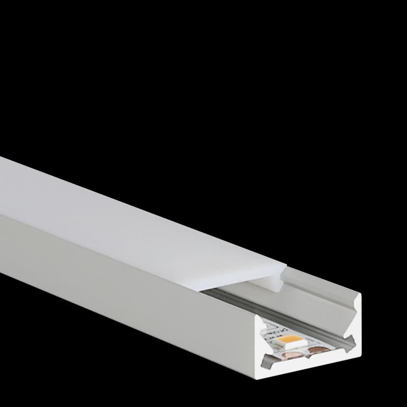 Aluminiumprofil S-Line Low, 2m Alu - PROLED | Bellalite Aluminiumprofil S-Line Low, 2m Alu - PROLED | Bellalite