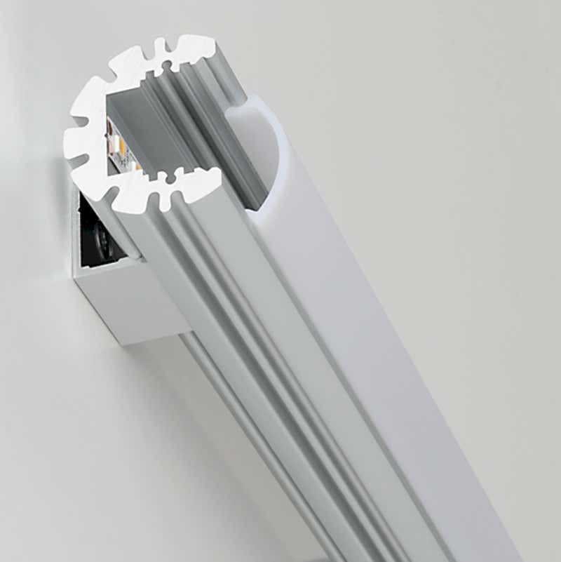 Aluminiumprofil M-Line Circle, 2m - PROLED | Bellalite Aluminiumprofil M-Line Circle, 2m - PROLED | Bellalite