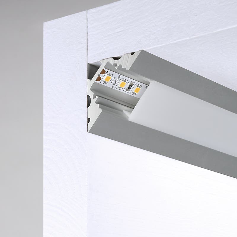 Aluminiumprofil M-Line Corner, 2m - PROLED | Bellalite Aluminiumprofil M-Line Corner, 2m - PROLED | Bellalite