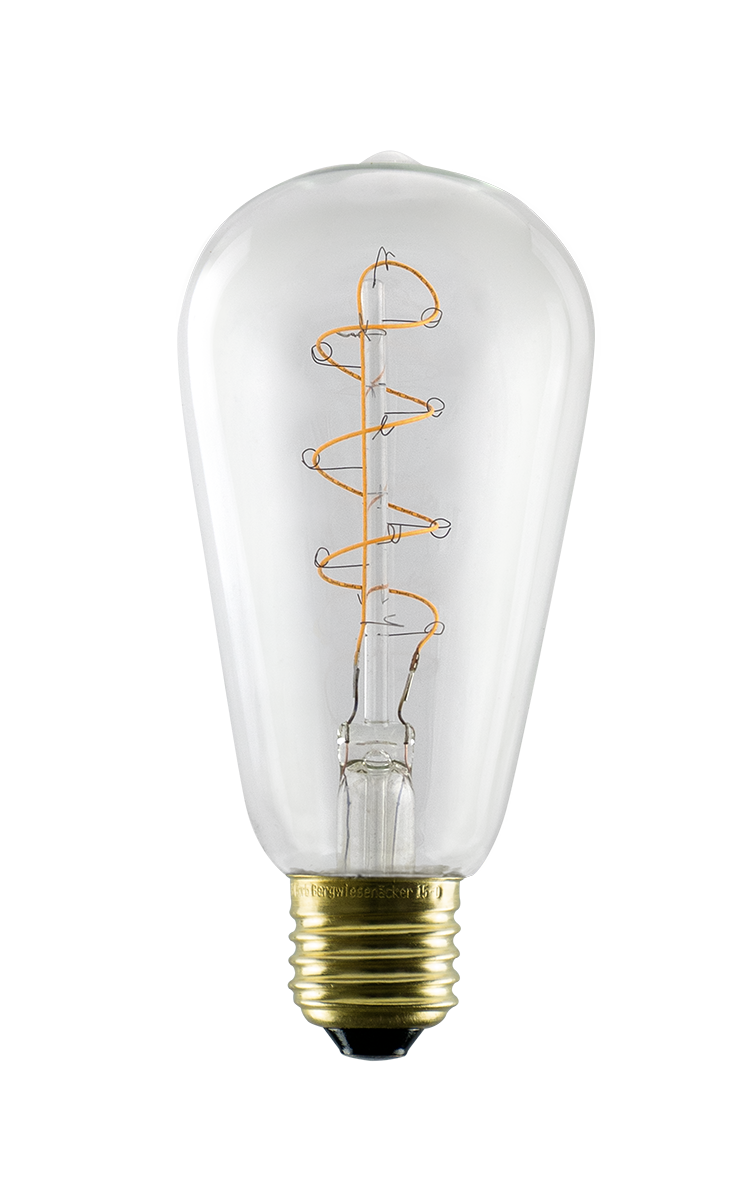 Segula Elegant Line LED Rustica Klar E27 5W 400lm 2200K - Segula | Bellalite