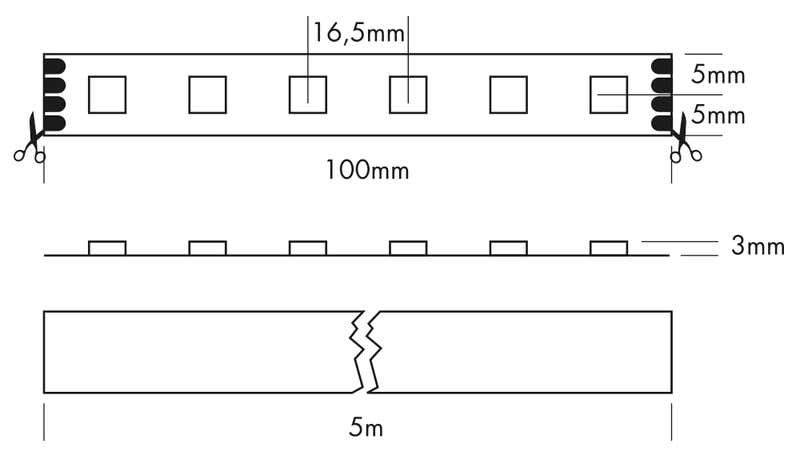 Flex Strip IP53 HD RGB 5m - PROLED | Bellalite Flex Strip IP53 HD RGB 5m - PROLED | Bellalite