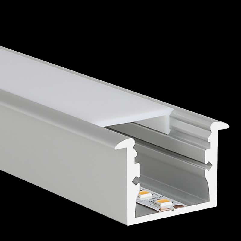 Aluminiumprofil M-Line Rec, 2m - PROLED | Bellalite Aluminiumprofil M-Line Rec, 2m - PROLED | Bellalite