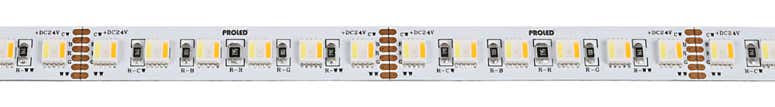 Flex Strip RGB + CCT 5-IN-1 HD, per meter - PROLED | Bellalite Flex Strip RGB + CCT 5-IN-1 HD, per meter - PROLED | Bellalite