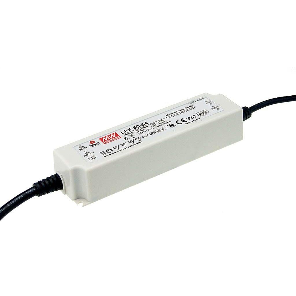 Mean Well LPF-60-12 BASIC 12V 60W IP67  - Mean Well | Bellalite