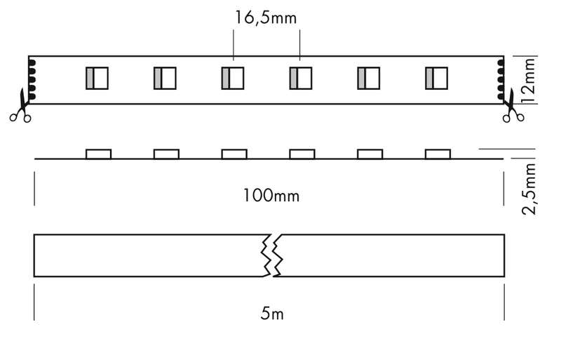 Flex Strip RGBW 4-in-1, per meter RGBW - PROLED | Bellalite Flex Strip RGBW 4-in-1, per meter RGBW - PROLED | Bellalite