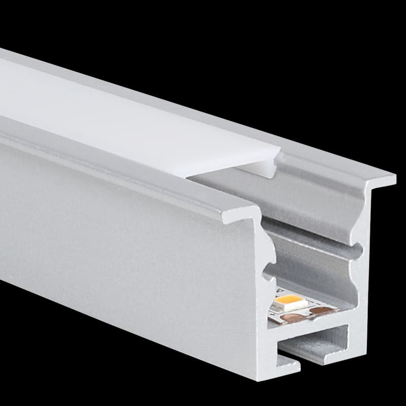 Aluminiumprofil S-Line Rec 24 ST, 2m Alu - PROLED | Bellalite Aluminiumprofil S-Line Rec 24 ST, 2m Alu - PROLED | Bellalite