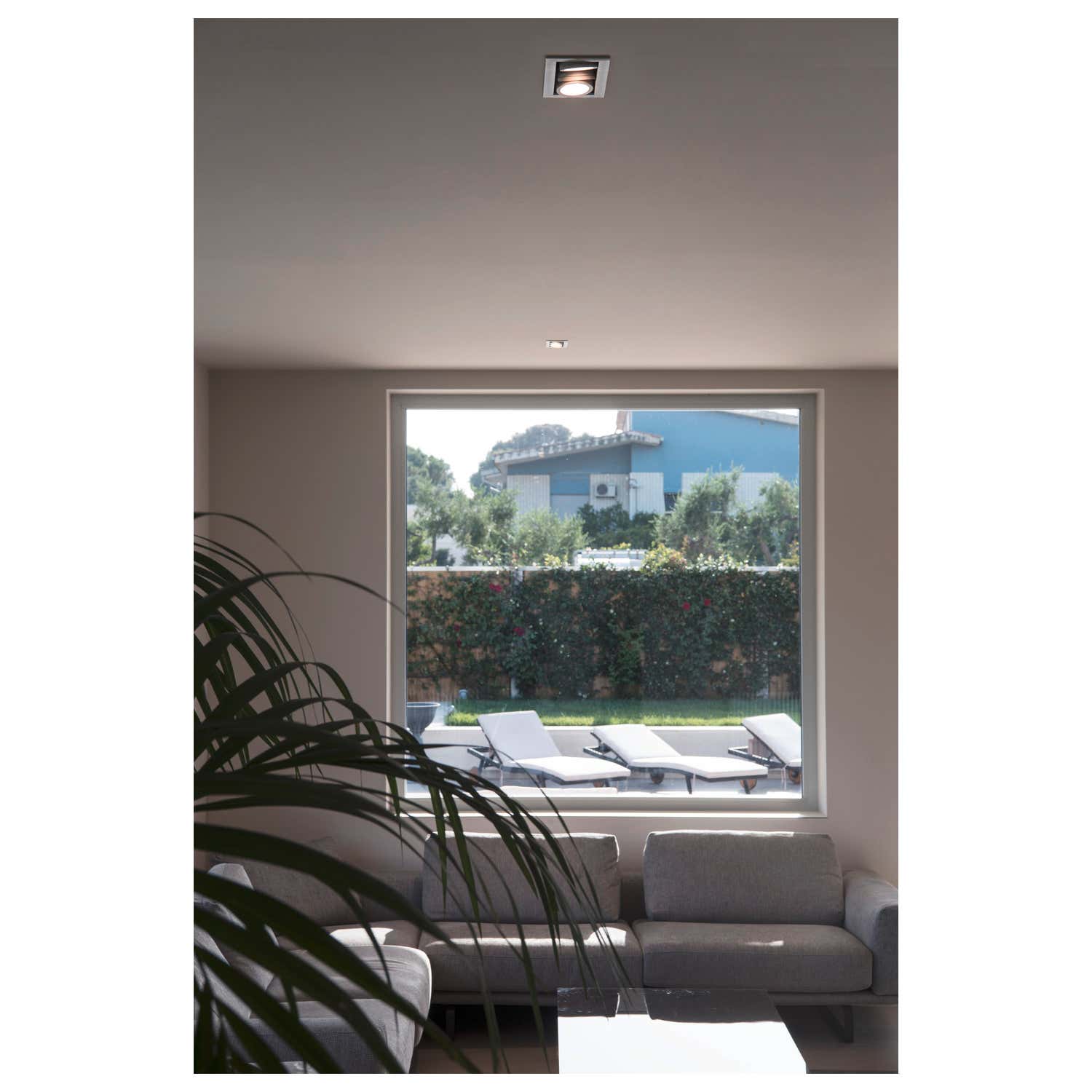KADUX, recessed ceiling light, triple, 3000K, 38°, IP 20, square, Vit - SLV | Bellalite KADUX, recessed ceiling light, triple, 3000K, 38°, IP 20, square, Vit - SLV | Bellalite