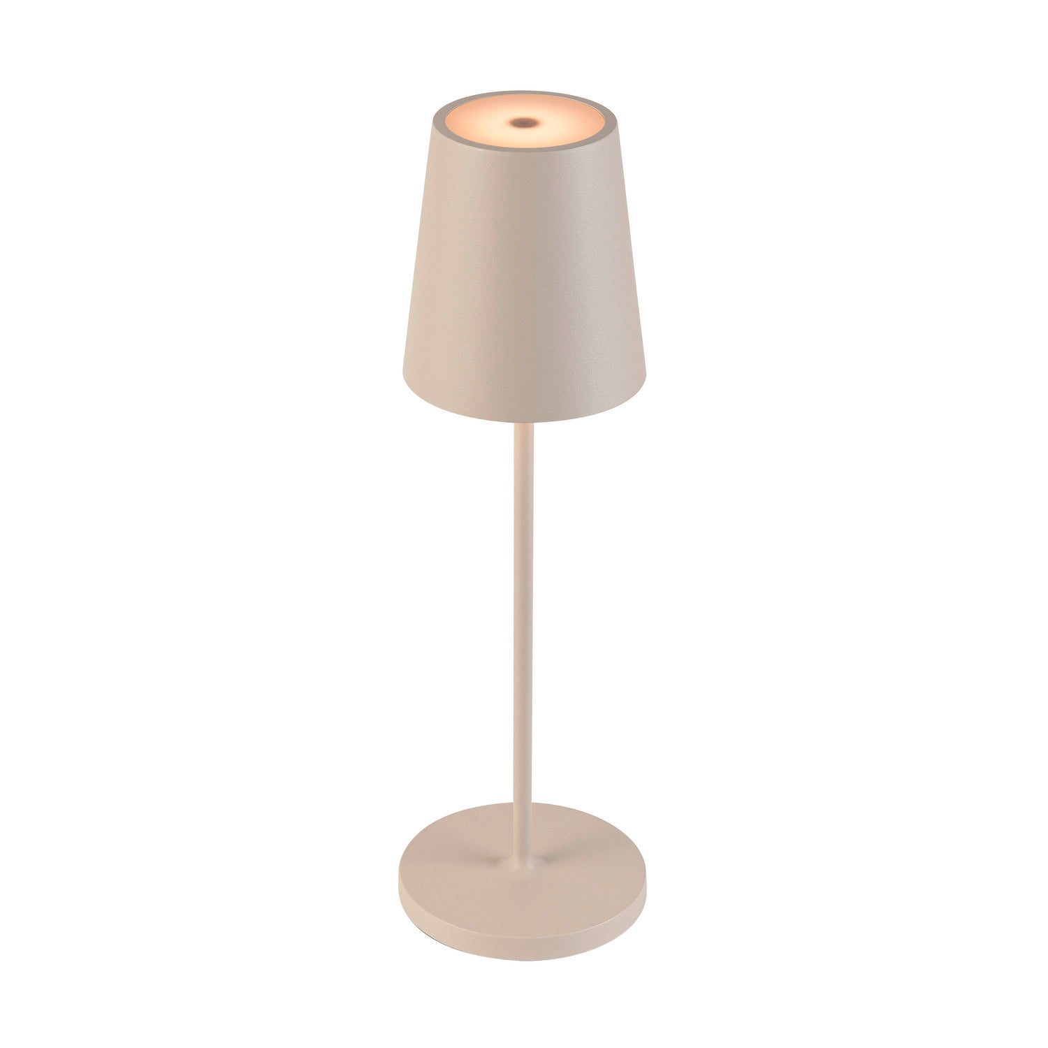 VINOLINA TWO, table lamp, battery-poweRöd, IP65, 2200/2700/3000K, TOUCH, Beige  - SLV | Bellalite