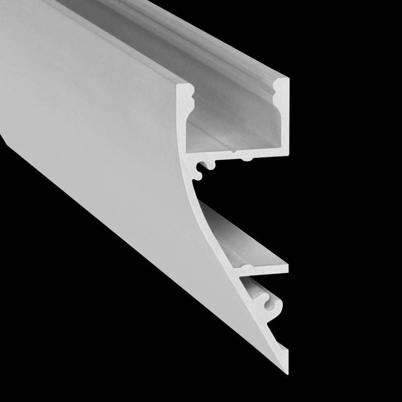 Aluminiumprofil S-Line Wall, per meter Vit - PROLED | Bellalite