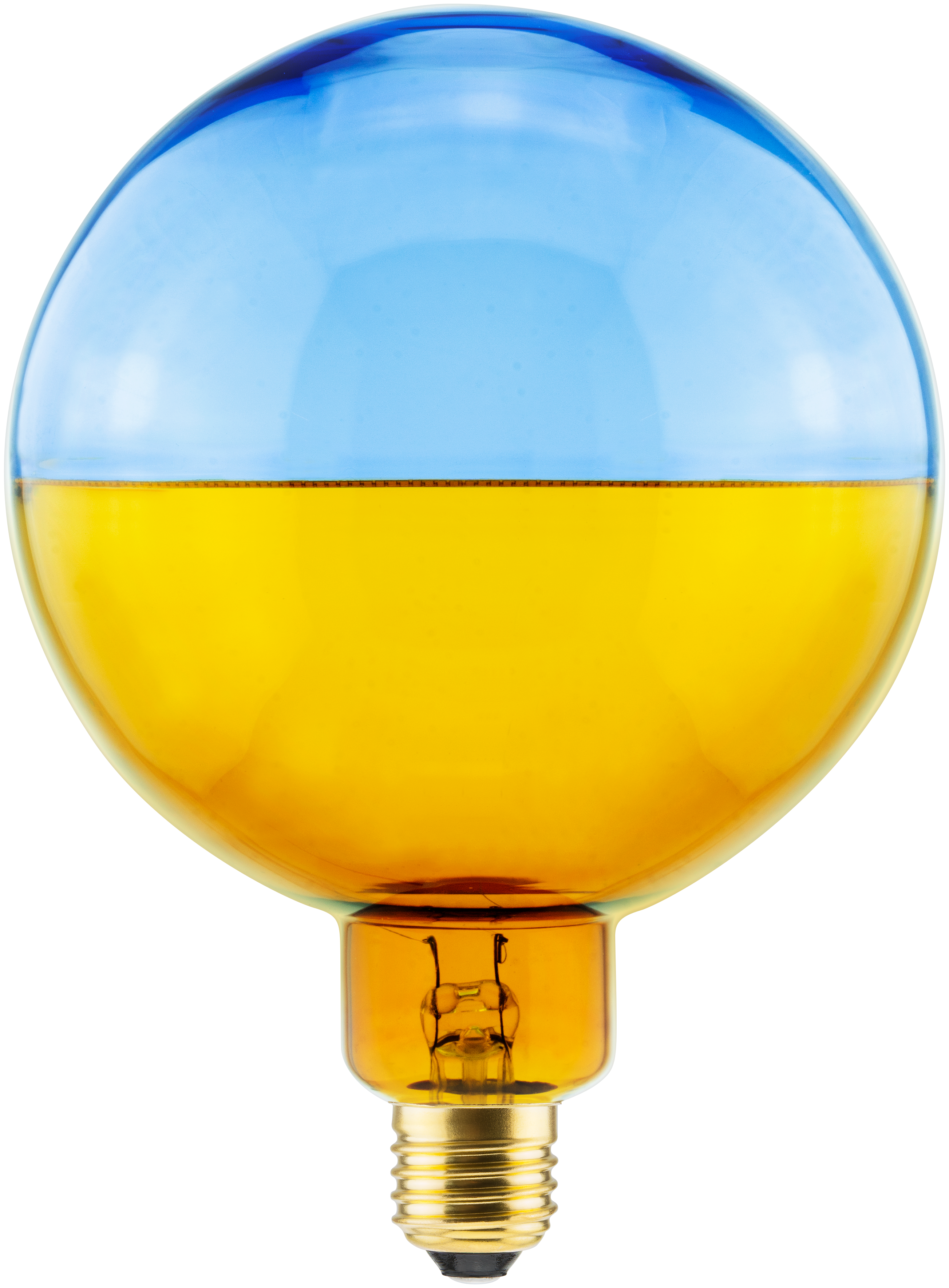 Segula Illusion Line LED Globe 145 2tones Amber Blå E27 5,8W 260lm 1900K - Segula | Bellalite