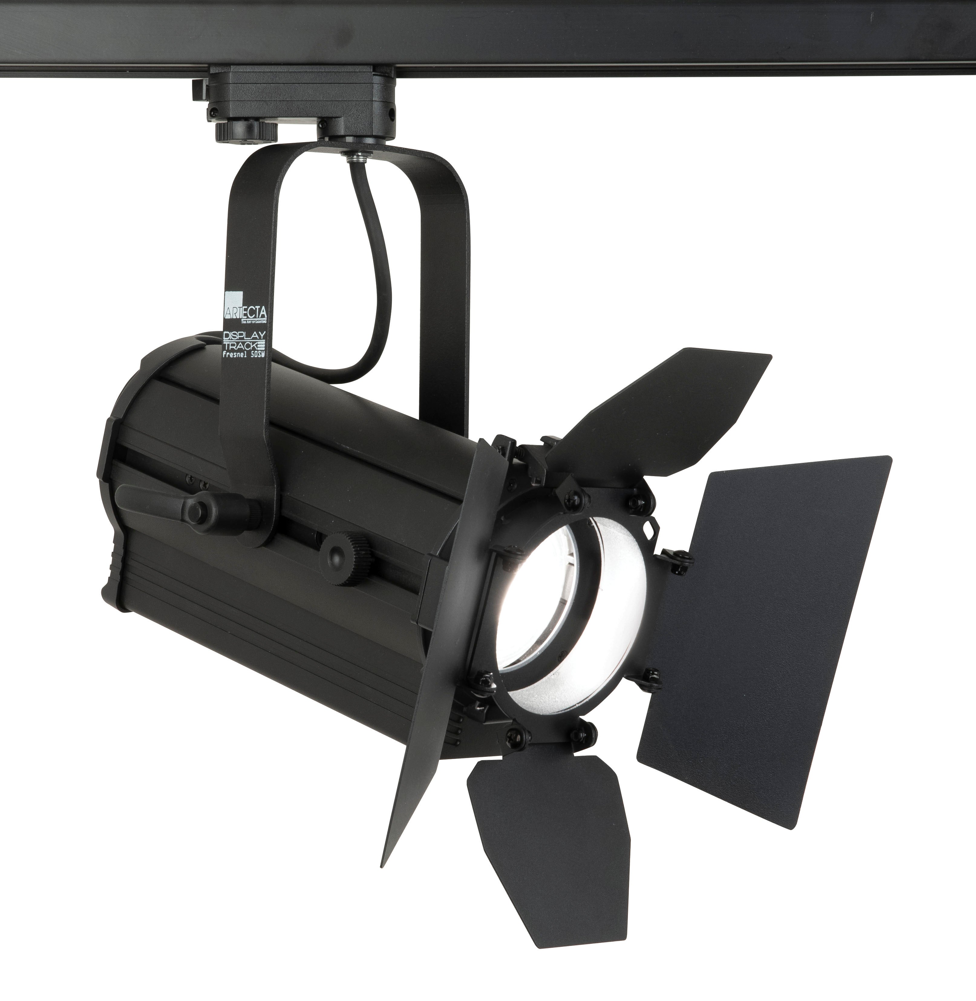 Display Track Fresnel 50 SW Svart - Artecta | Bellalite