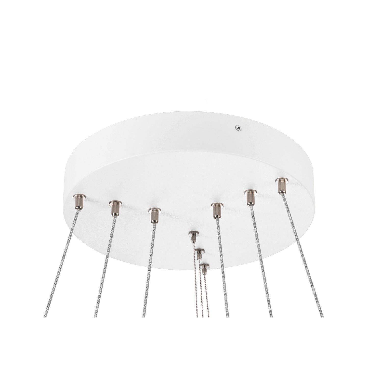 ONE FLAT, pendant light, triple, 300cm, 2700/3000K, DALI 2, Touch, Vit  - SLV | Bellalite