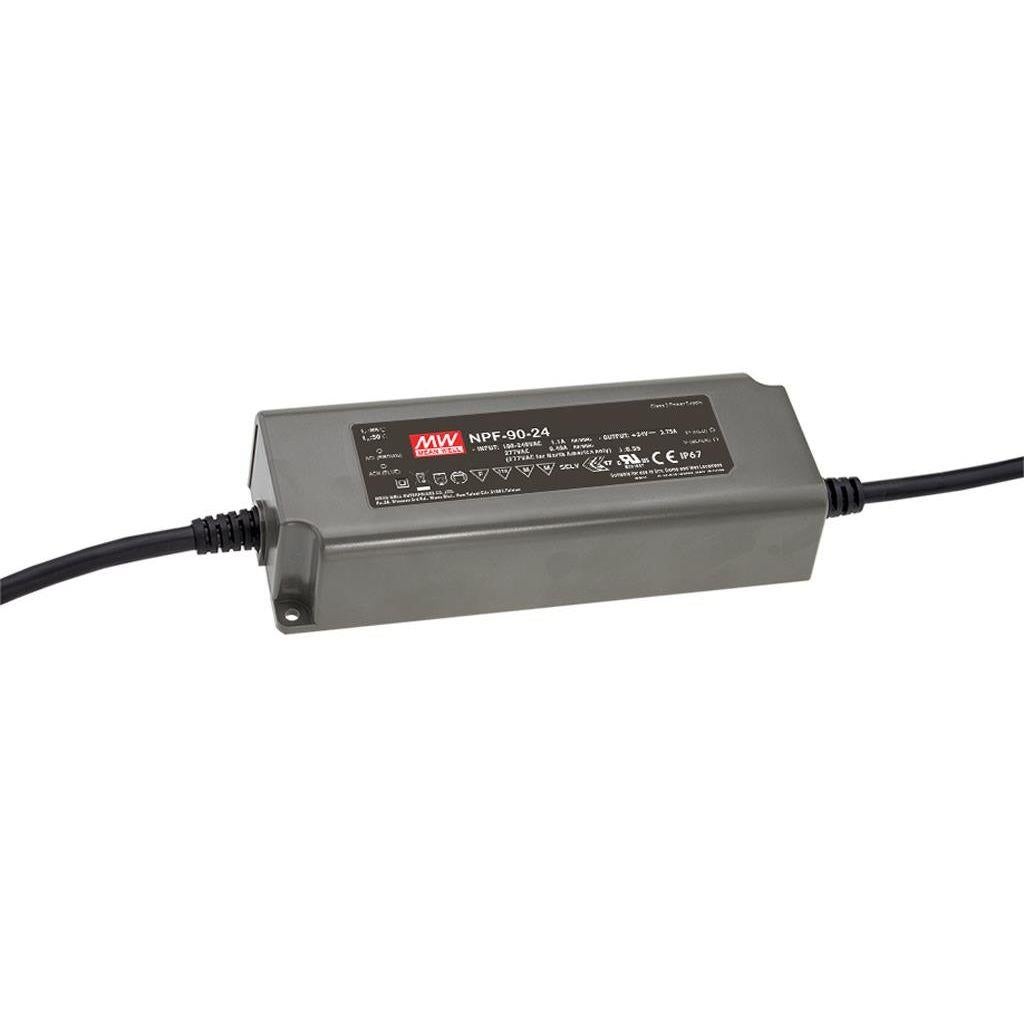 Mean Well NPF-90-24 ECO+ 24V 90W IP67  - Mean Well | Bellalite