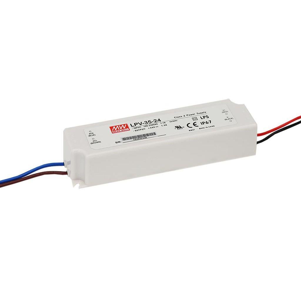 Mean Well LPV-35-12 ECO 12V 35W IP67  - Mean Well | Bellalite