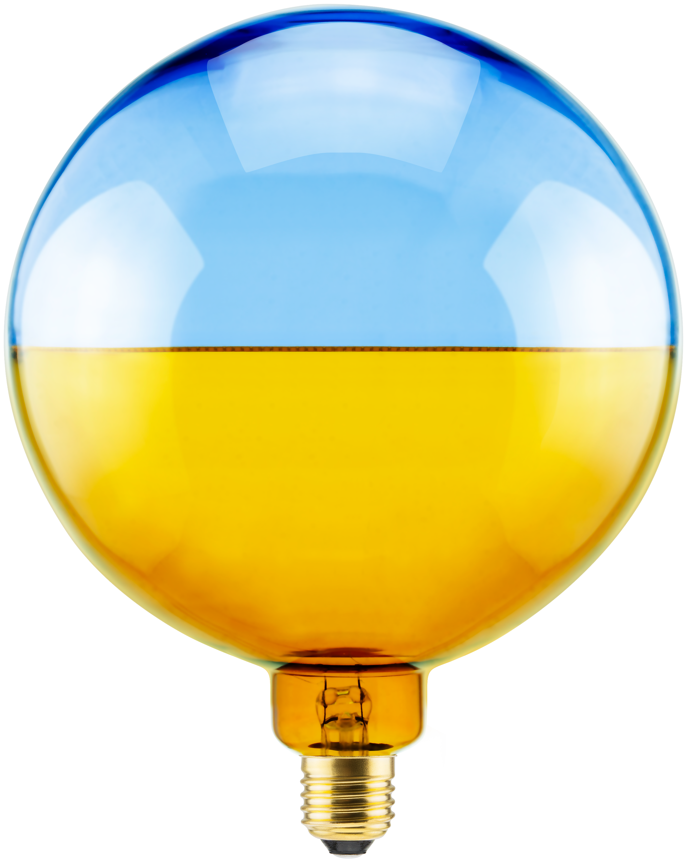 Segula Illusion Line LED Globe 188 2tones Amber Blå E27 5,9W 260lm 1900K - Segula | Bellalite