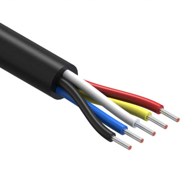 LED-kabel 5x0,75mm²  Röd/Svart/Vit/Gul/Blå - Tensility | Bellalite