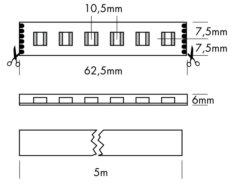 Flex Strip IP68 RGB+CCT 5-IN-1 HD, per meter  - PROLED | Bellalite