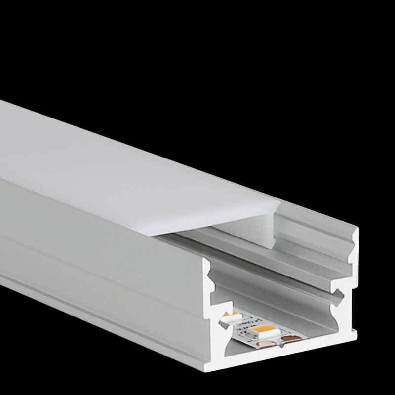 Aluminiumprofil M-Line Low, 2m - PROLED | Bellalite Aluminiumprofil M-Line Low, 2m - PROLED | Bellalite