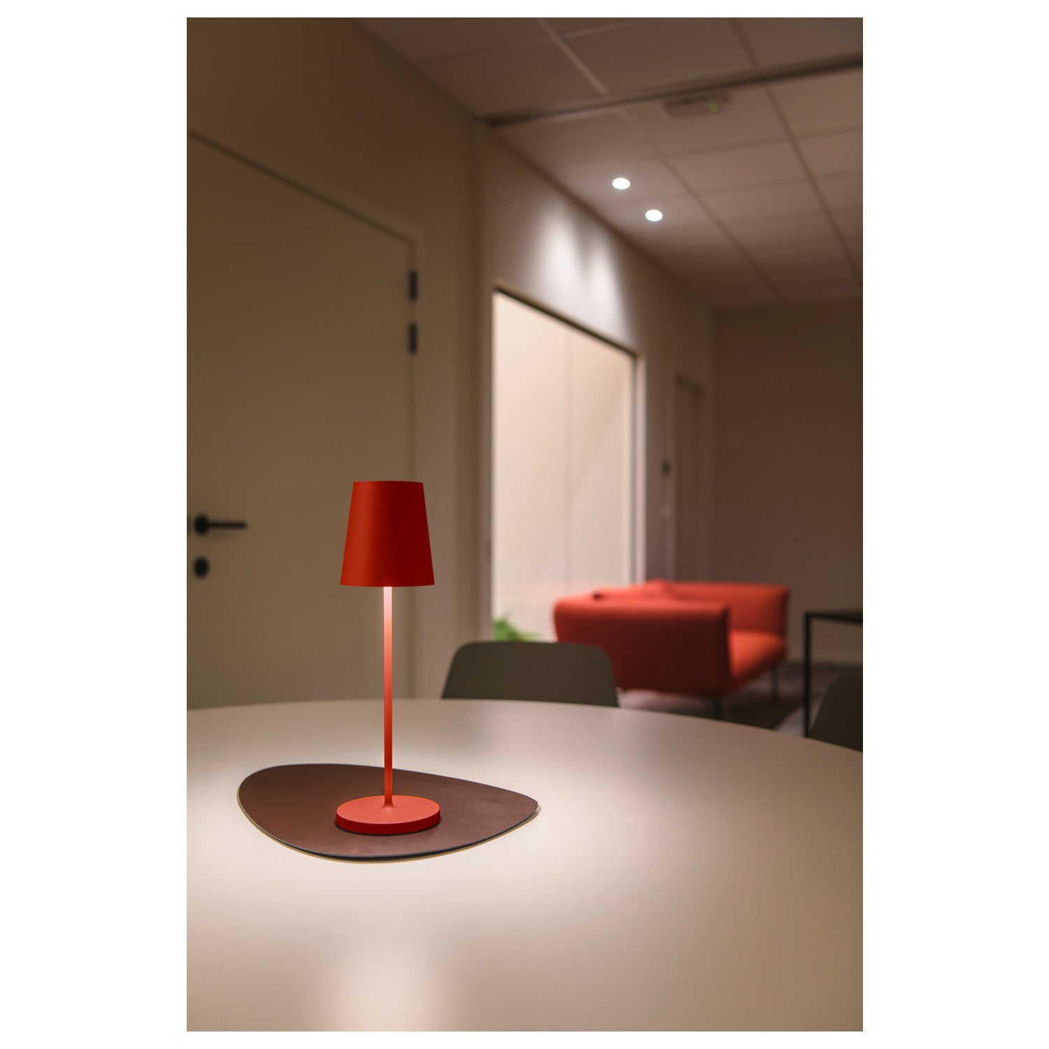 VINOLINA TWO, table lamp, battery-poweRöd, IP65, 2200/2700/3000K, TOUCH, Röd  - SLV | Bellalite