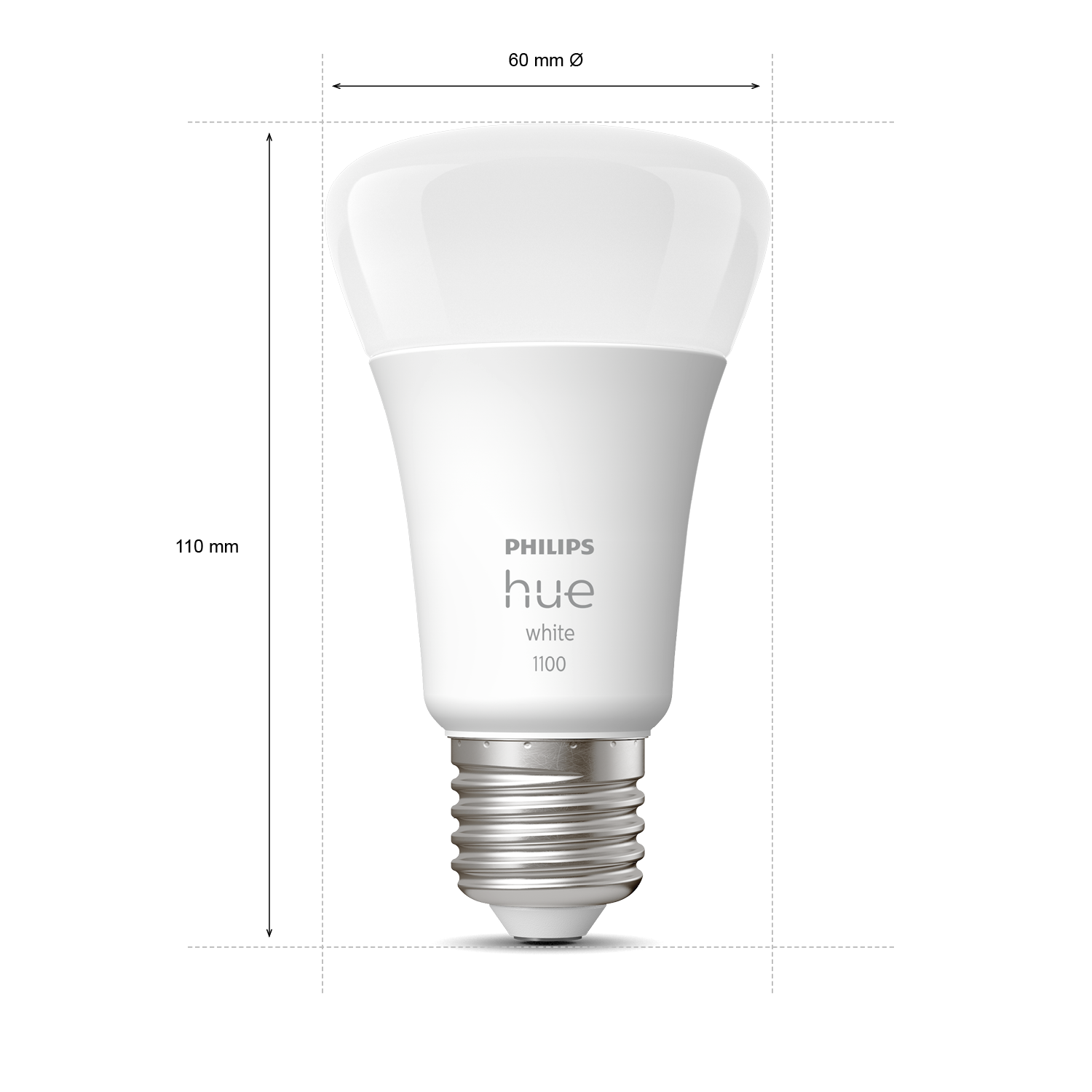 Philips Hue White E27 2-pack 9,5W 2700K - Philips Hue | Bellalite