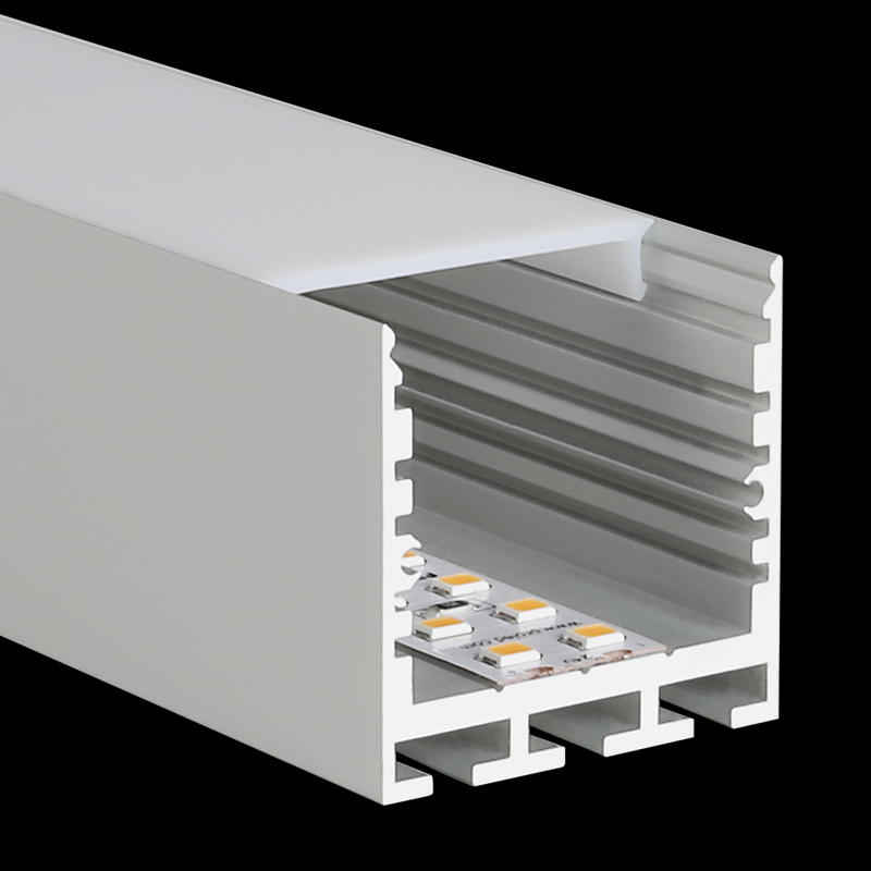Aluminiumprofil SQ-Line Standard 24, 2m Alu - PROLED | Bellalite