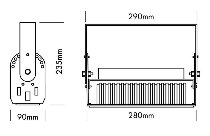 High Bay Floodlight Standard 70 - PROLED | Bellalite