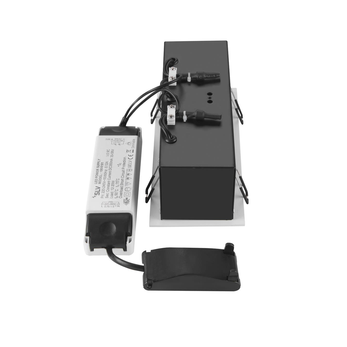 KADUX, recessed ceiling light, triple, 3000K, 38°, IP 20, square, Vit - SLV | Bellalite KADUX, recessed ceiling light, triple, 3000K, 38°, IP 20, square, Vit - SLV | Bellalite