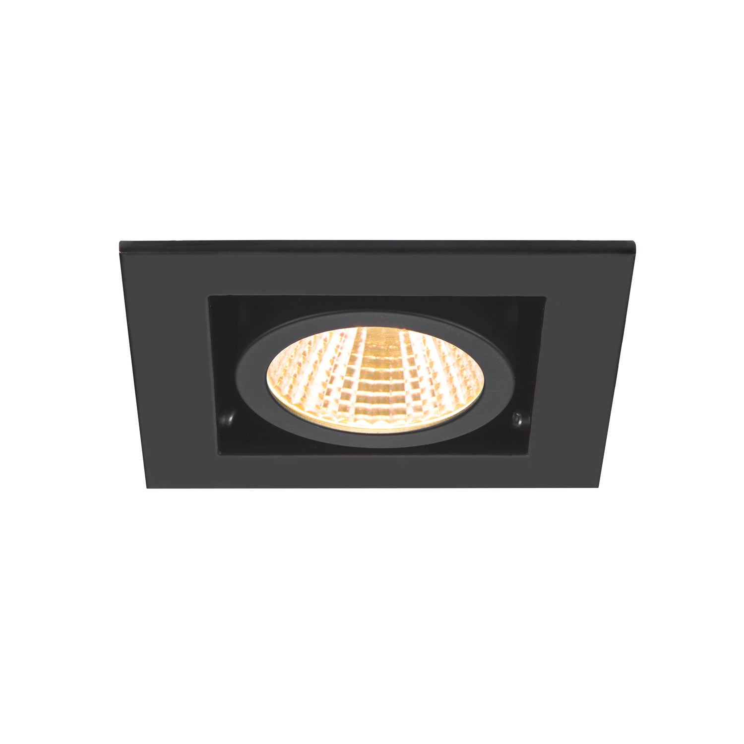 KADUX, recessed ceiling light, single, 3000K, 38°, IP 20, square, Svart  - SLV | Bellalite