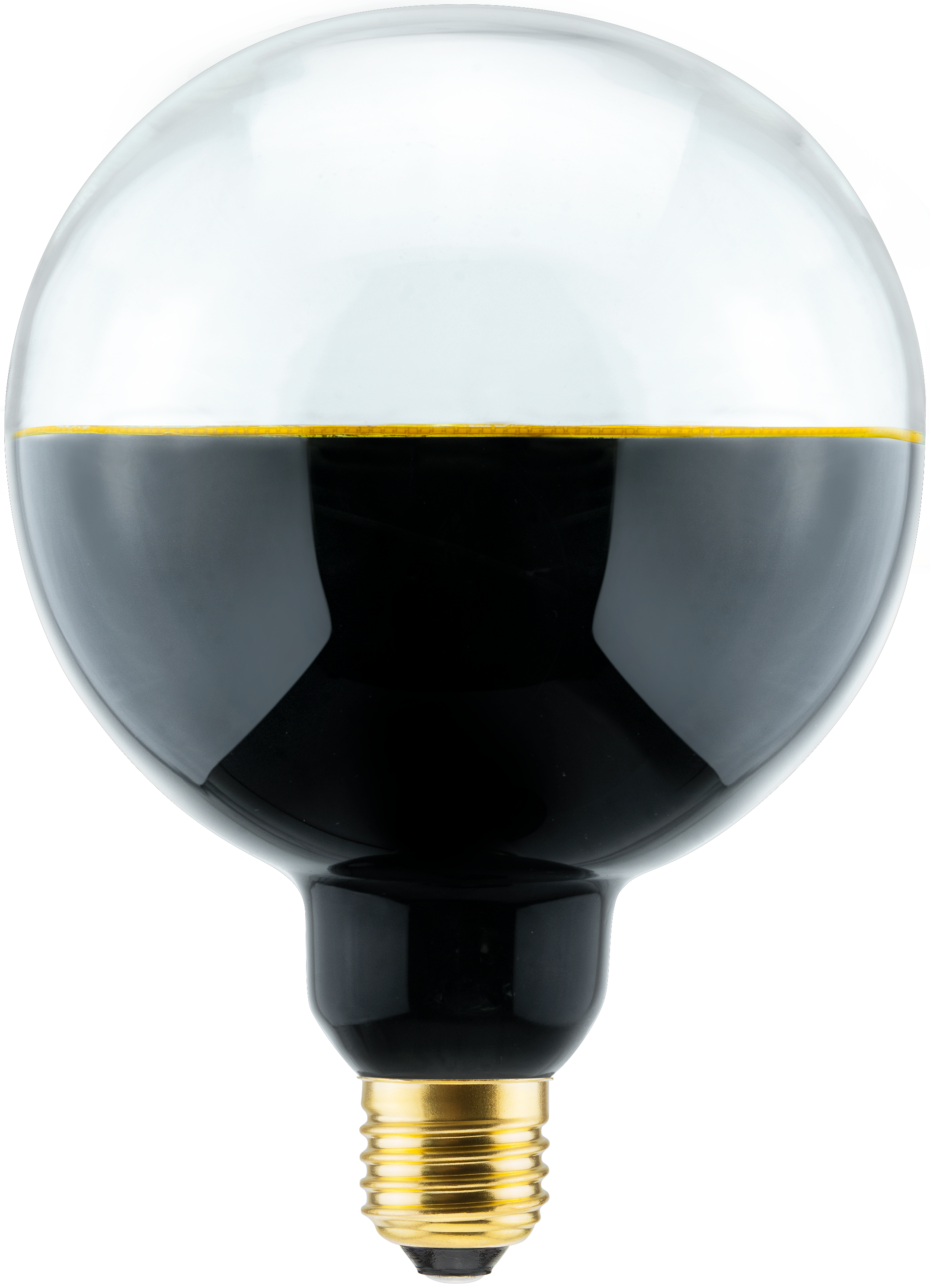 Segula Illusion Line LED Globe 127 2tones Svart Klar E27 5,2W 240lm 1900K - Segula | Bellalite