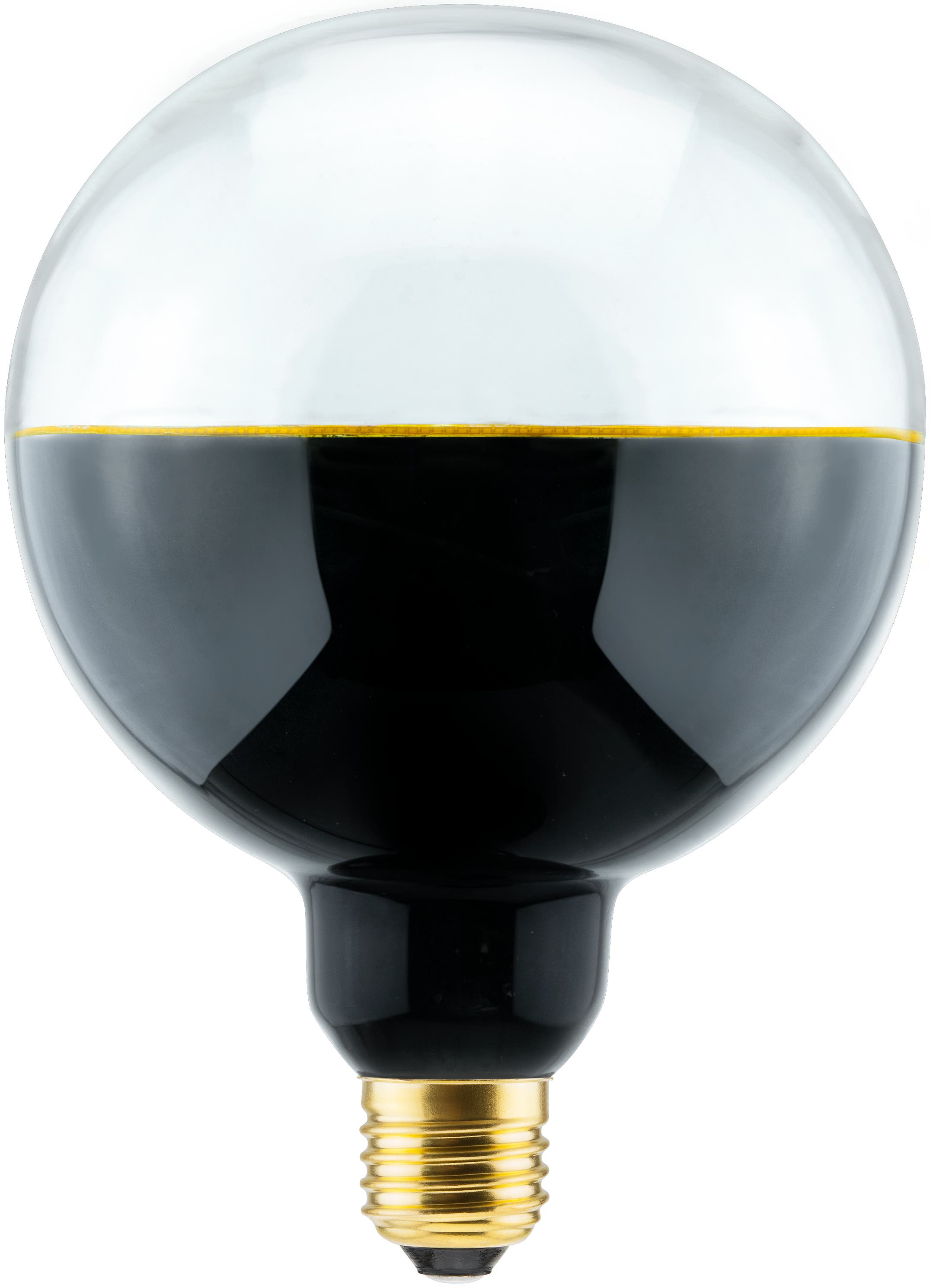 Segula Illusion Line LED Globe 127 2tones Svart Klar E27 5,2W 240lm 1900K - Segula | Bellalite Segula Illusion Line LED Globe 127 2tones Svart Klar E27 5,2W 240lm 1900K - Segula | Bellalite