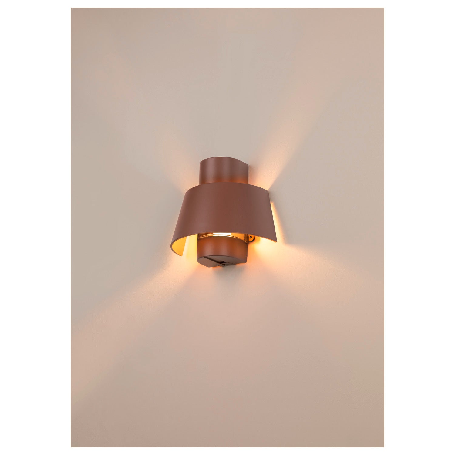 PHOTONI, wall-mounted light, conical, 1x max. 13W, E27, Rostfärgad  - SLV | Bellalite