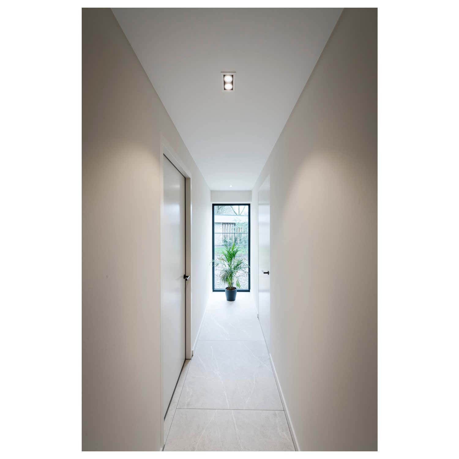 KADUX, recessed ceiling light, double, 3000K, 38°, IP 20, square, Vit - SLV | Bellalite KADUX, recessed ceiling light, double, 3000K, 38°, IP 20, square, Vit - SLV | Bellalite