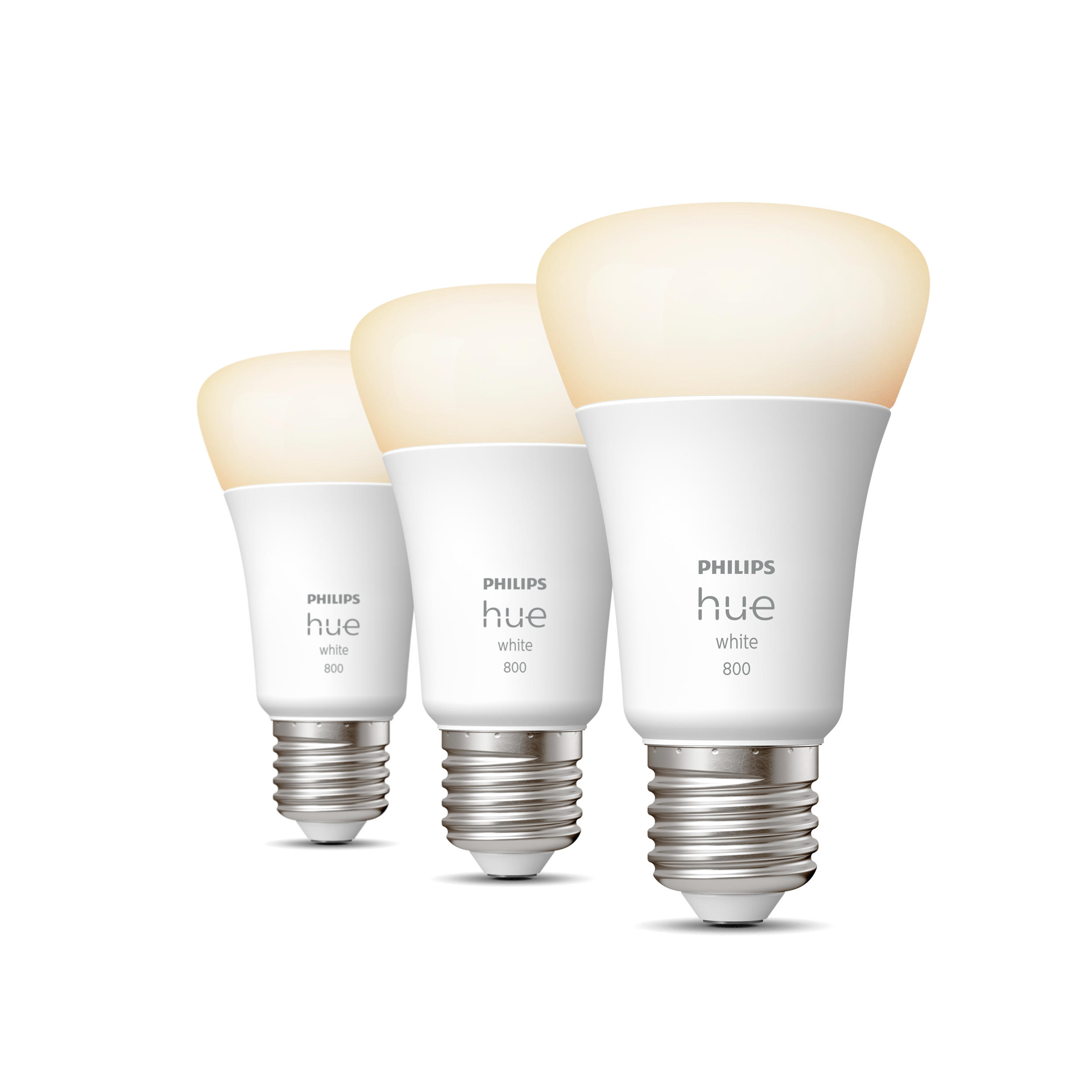 Philips Hue White E27 3-pack 9W 2700K - Philips Hue | Bellalite