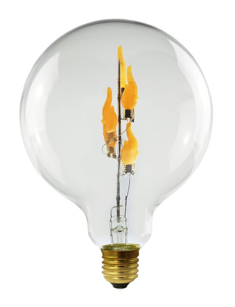 Segula Fire Flame Line LED Globe 125 Big Up Klar E27 1W <60lm 1800K - Segula | Bellalite Segula Fire Flame Line LED Globe 125 Big Up Klar E27 1W <60lm 1800K - Segula | Bellalite