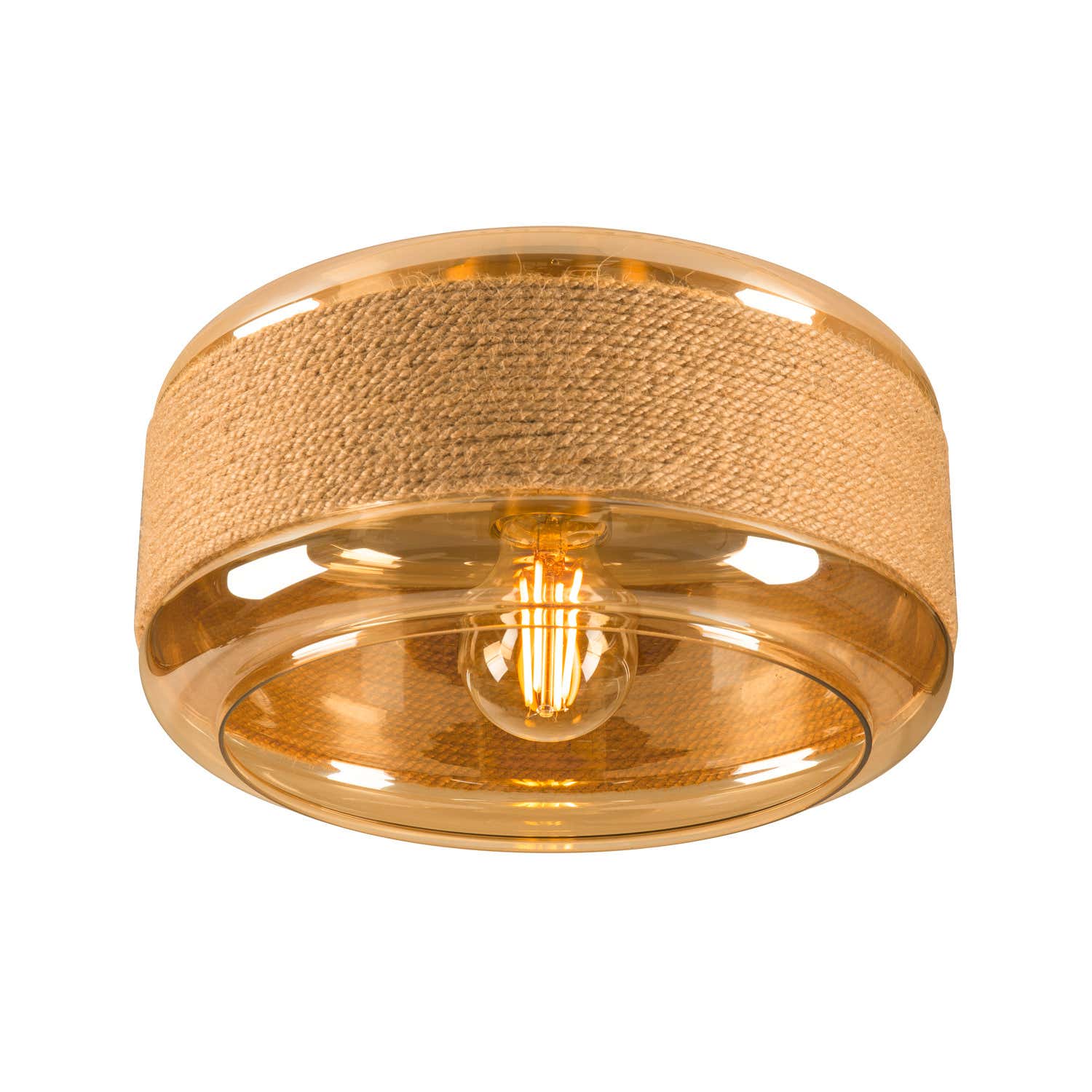 PANTILO ROPE 27, wall and ceiling-mounted light, cylindrical, 1x max. 15W E27, Guld - SLV | Bellalite PANTILO ROPE 27, wall and ceiling-mounted light, cylindrical, 1x max. 15W E27, Guld - SLV | Bellalite