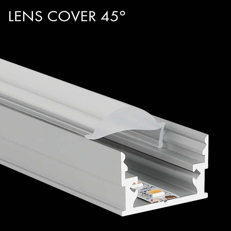 Aluminiumprofil M-Line Low, 2m - PROLED | Bellalite